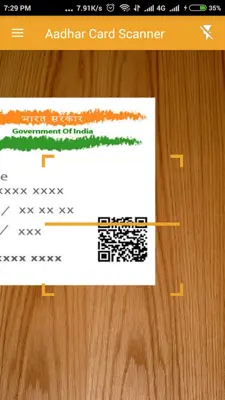 Aadhaar Card Scanner android App screenshot 2