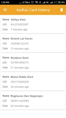 Aadhaar Card Scanner android App screenshot 4
